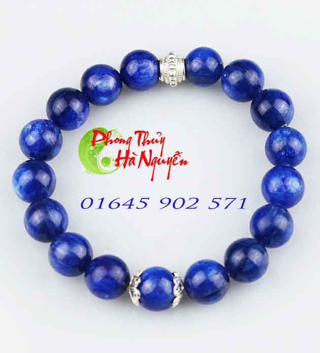 đá quý hà nguyễn- vòng tay đá kyanite